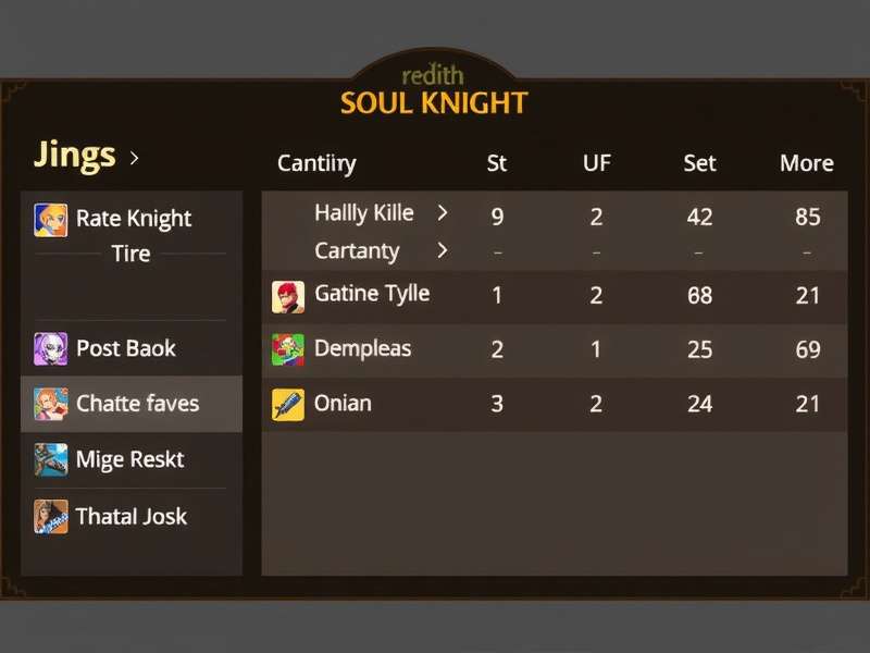 Soul Knight Game Characters Tier List