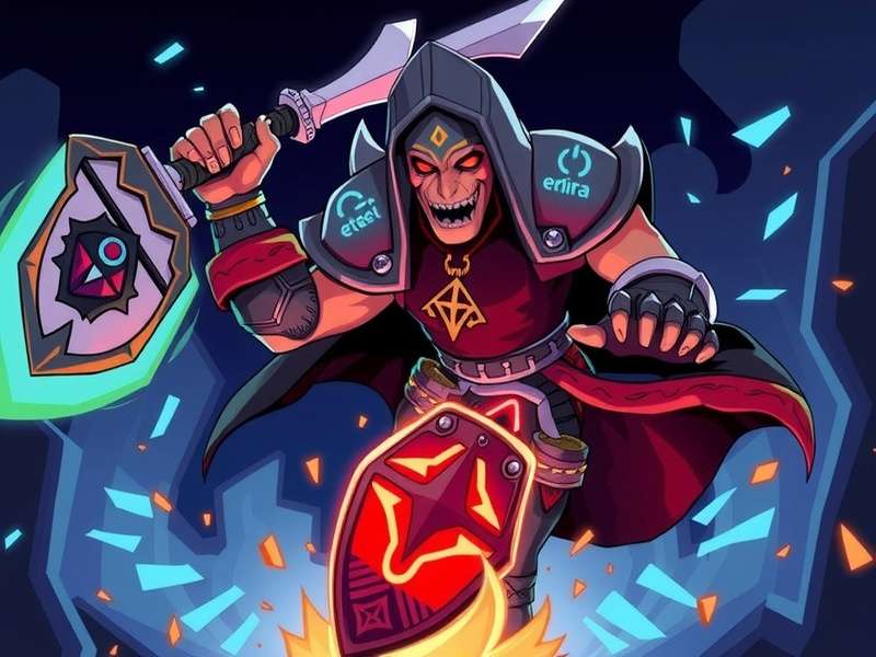 Soul Crusher weapon in action in Soul Knight game