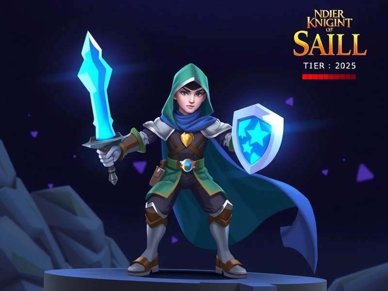 Soul Knight 2025 Character Tier List Visual Chart showing Paladin, Wizard, Alchemist as top tiers