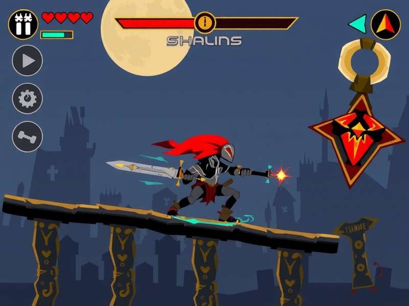 Soul Knight Prequel गेमप्ले स्क्रीनशॉट - करैक्टर एक्शन दिखाते हुए