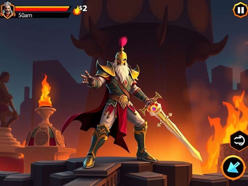 Soul Knight gameplay showing character skills and abilities