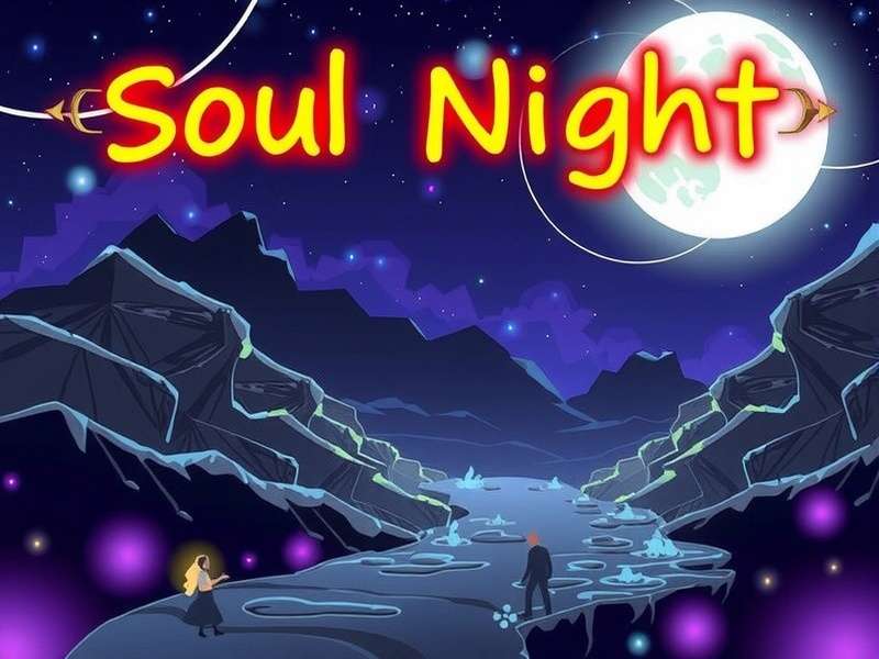 Soul Knight Soul Night gameplay featuring characters battling dark enemies