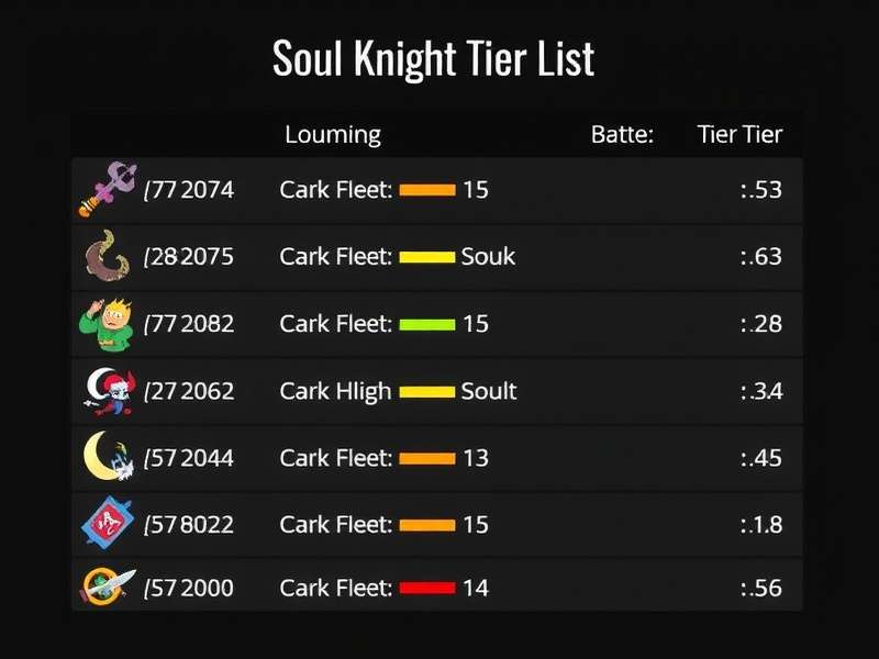 Soul Knight 2025 Hero Tier List Visual Ranking