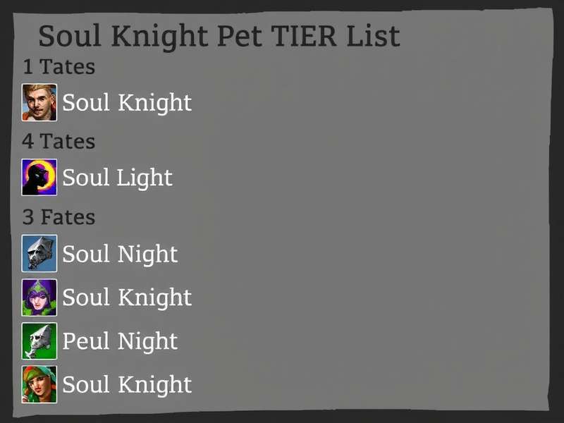 Soul Knight Pets 2025 Tier List showing all pet companions in action