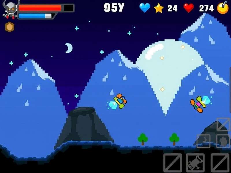 Soul Knight Sky Piercer weapon gameplay visualization showing celestial energy effects