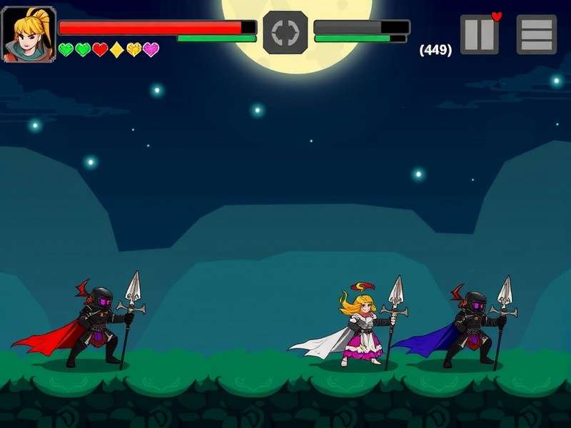 Soul Knight characters in action showcasing abilities