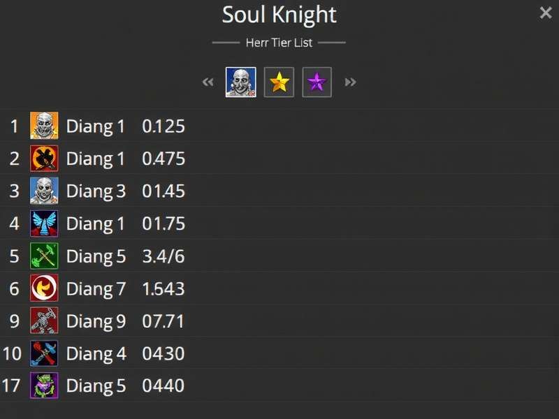 Collage of popular Soul Knight heroes including Paladin, Rogue, and Alchemist in action