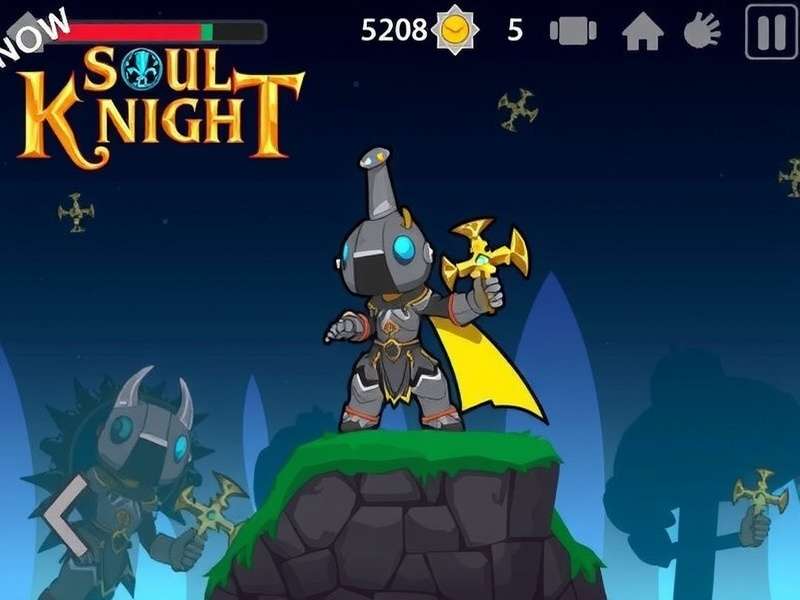 Soul Knight Mod Apk 7.0.0 gameplay screenshot showing unlocked heroes and mod menu