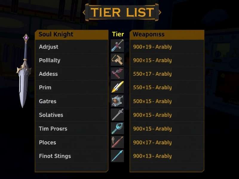 Soul Knight 2025 Weapon Showcase featuring One Punch and Missile Battery