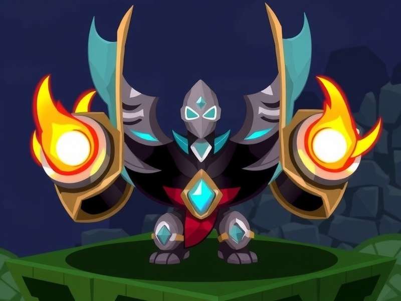 Soul Knight gameplay featuring the Soul Crusher weapon glowing with energy