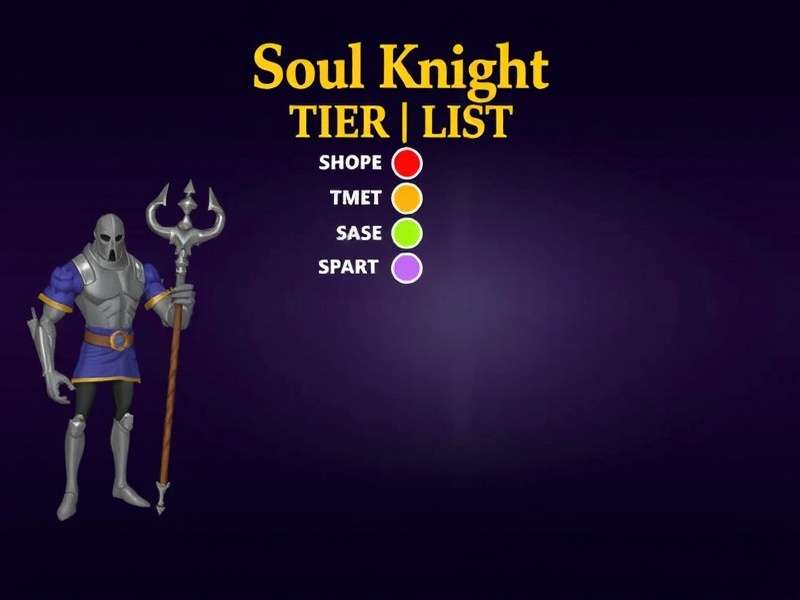 Soul Knight Character Tier List 2025 – India Meta Guide