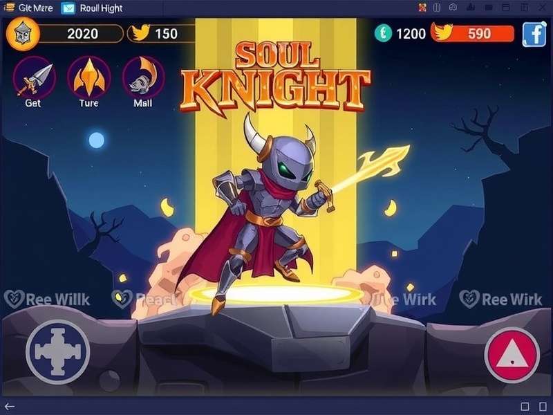 Soul Knight Mod Apk banner featuring unlimited gems, heroes and epic battles