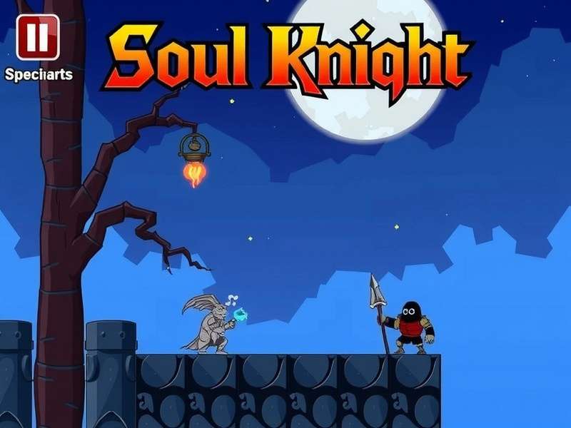 Soul Knight Pc banner showing gameplay with characters and weapons