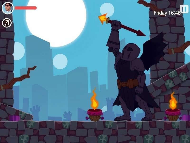 Soul Knight PC gameplay showing a hero battling monsters in a pixel-art dungeon