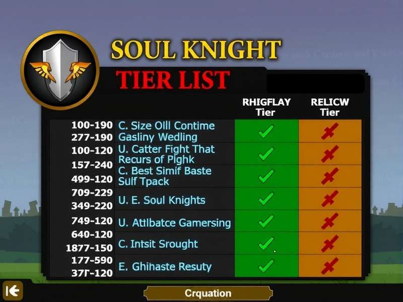 Soul Knight gameplay showing buff icons and character with upgrades