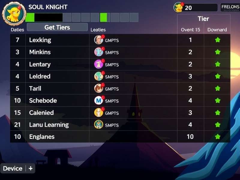 Soul Knight Hero Tier List 2024 – exclusive ranking for Indian players showing all heroes from S to D tier
