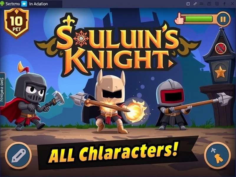 Soul Knight Mod Apk Unlock All Characters - Hero banner showing game characters with all characters unlocked